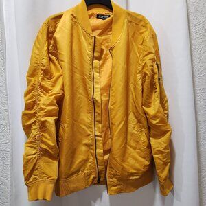 Elwood Gold yellow bomber jacket